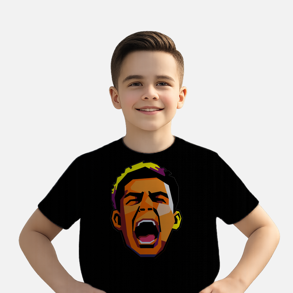 GOLDEN BOY - Kids Face Tee
