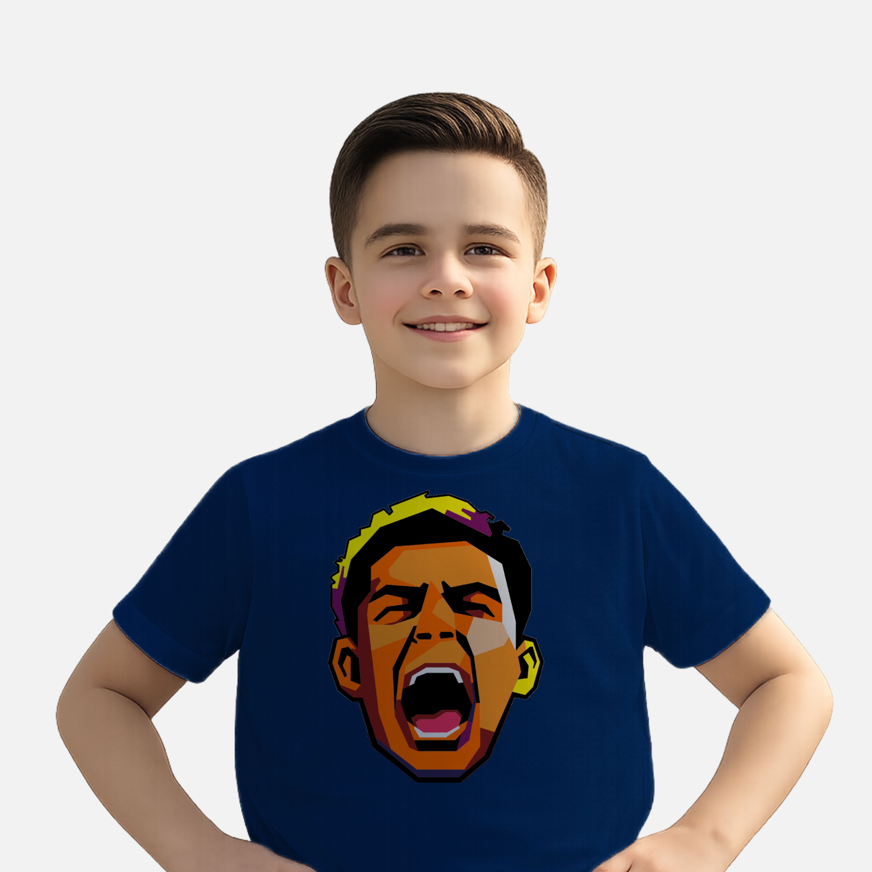 GOLDEN BOY - Kids Face Tee