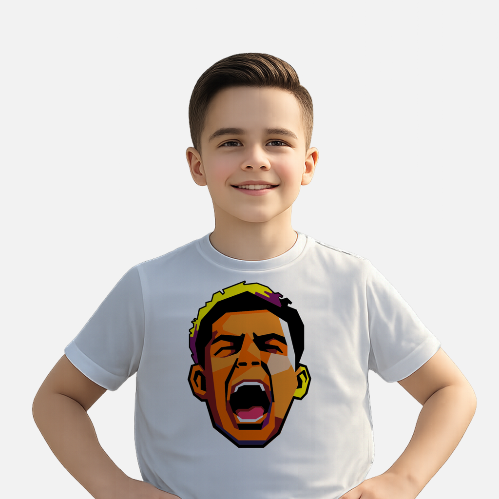 GOLDEN BOY - Kids Face Tee
